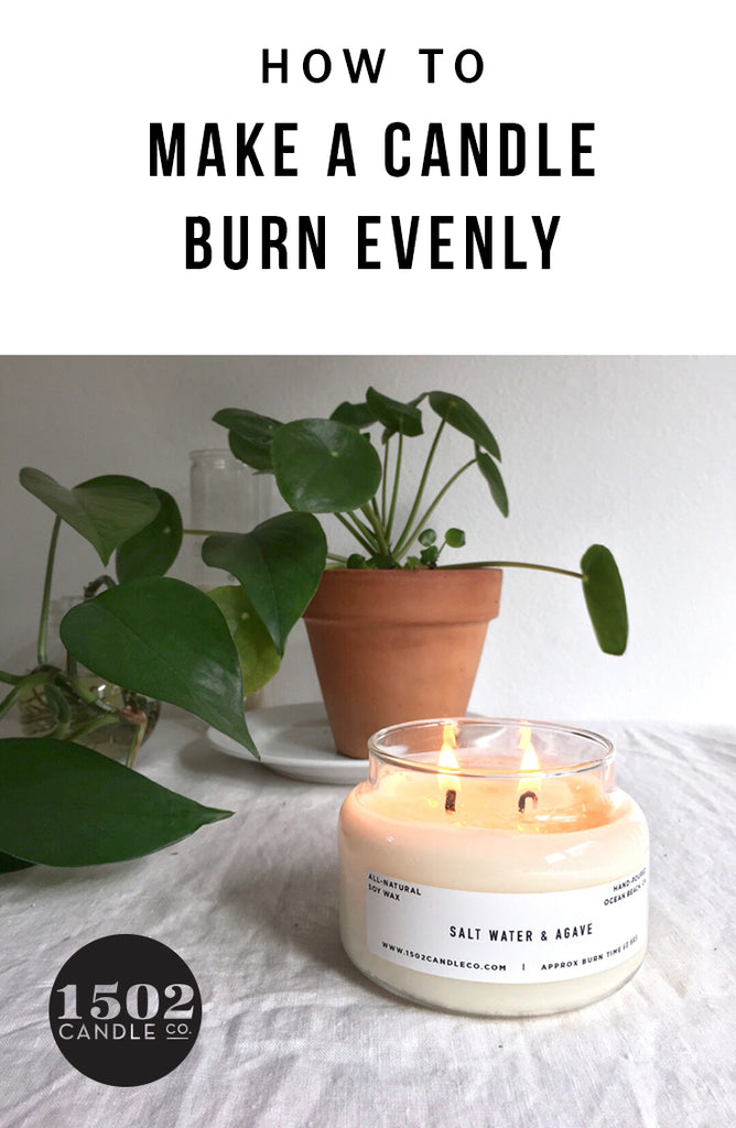 How to Make a Candle Burn Evenly