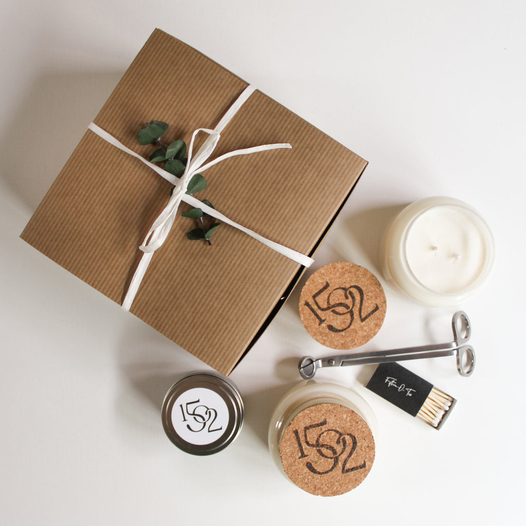 Sustainable gift box by 1502 Candle Co.