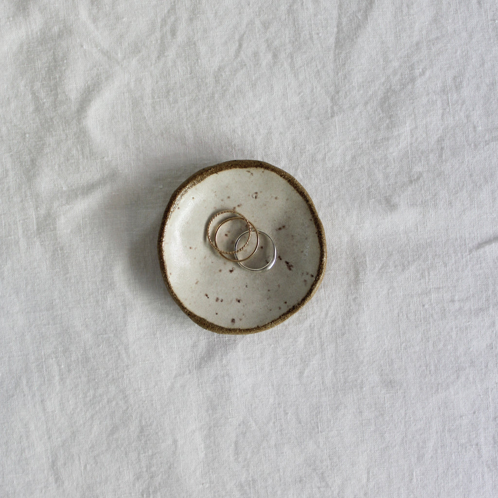 Hand-formed match dish.